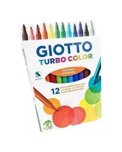 MarcadorEscolar12Col.GiottoTurbo