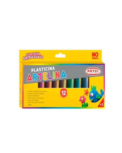 PlasticinaArtelina12Col.200gr