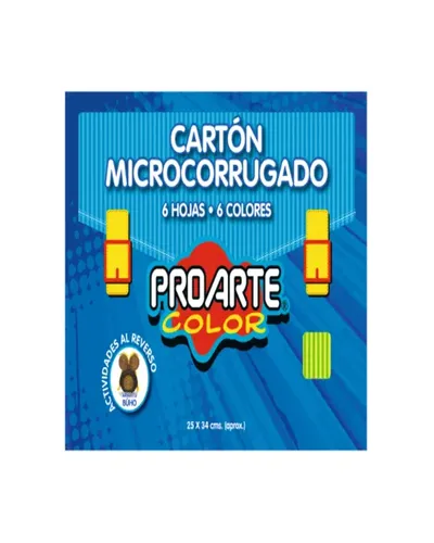 EstucheCartonCorrugadoProarte6Plg.
