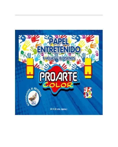 EstuchePapelEntretenidoProarte9h18Dis.