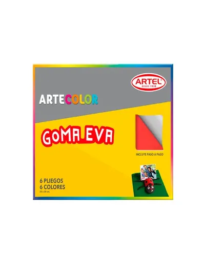 EstucheGomaEvaArtel6Col.24x33cm