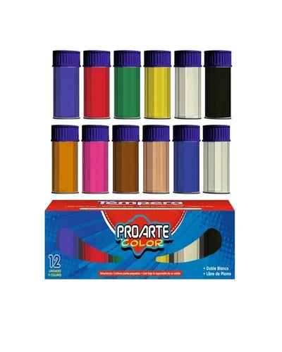 Tempera Proarte 12Colores
