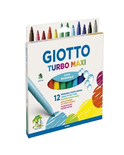 MarcadorEscolarJumbo12Col.GiottoMaxi