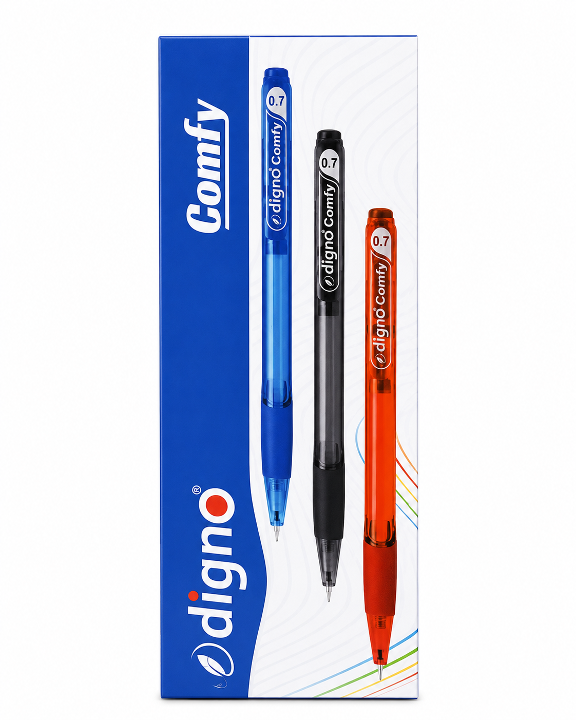 Bolígrafo Digno Comfy 0.7 Azul