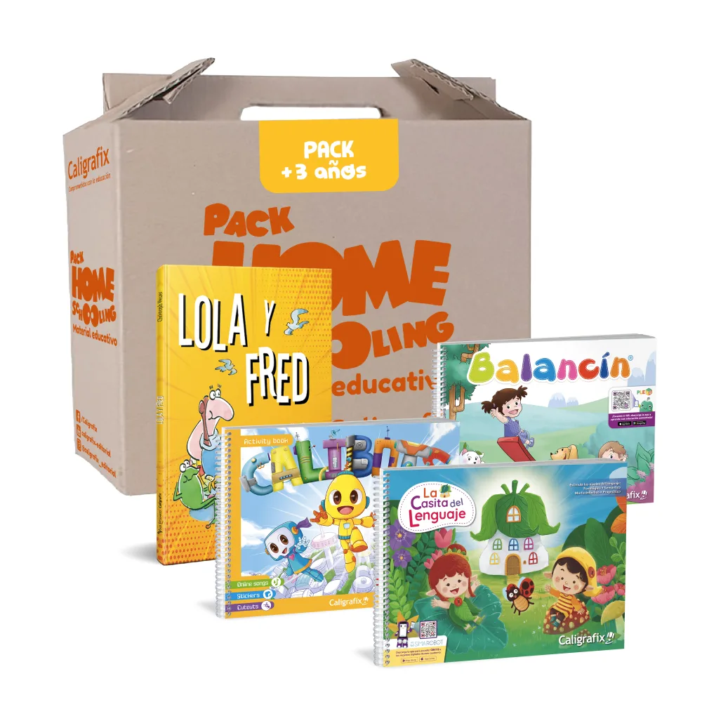 Pack homeschooling 3 años