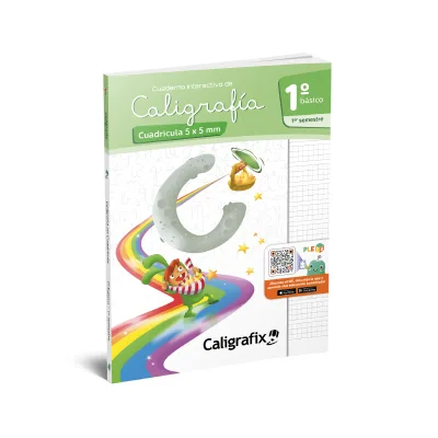 Caligrafía en cuadrícula 1º básico 1º semestre