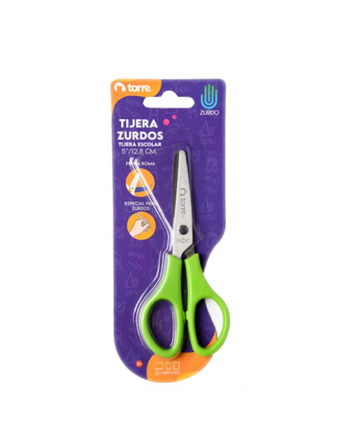Tijera Escolar Zurdos 5"