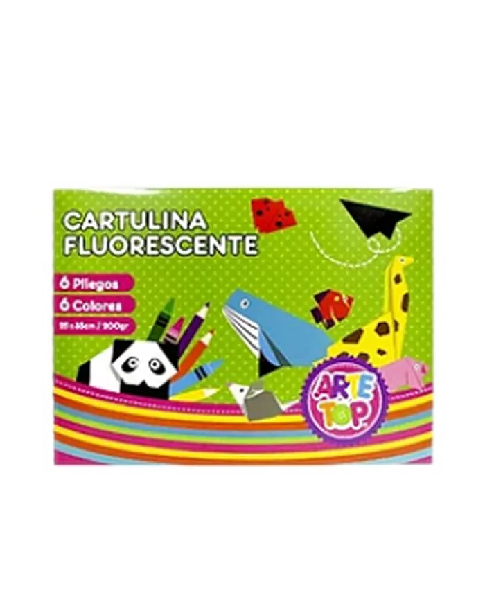 Estuche Cartulina Fluor