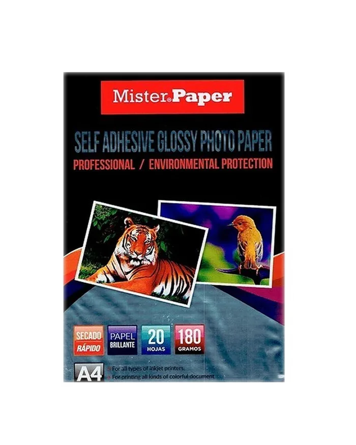 Papel Fotografico Mr Paper Adhesivo