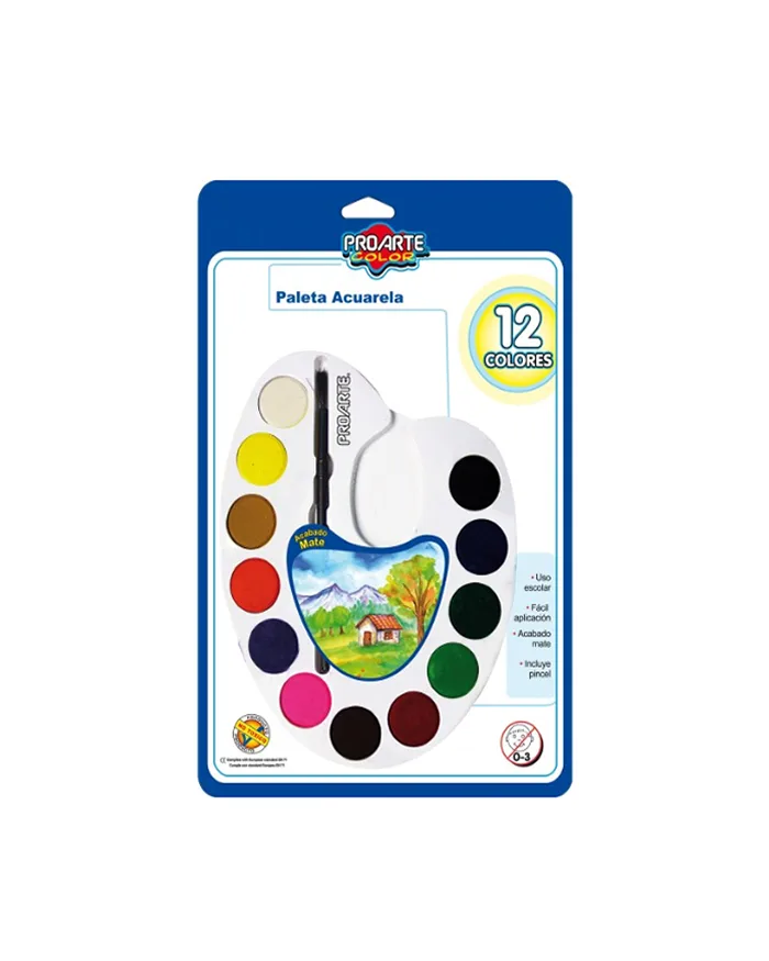 Blíster Paleta de Acuarela