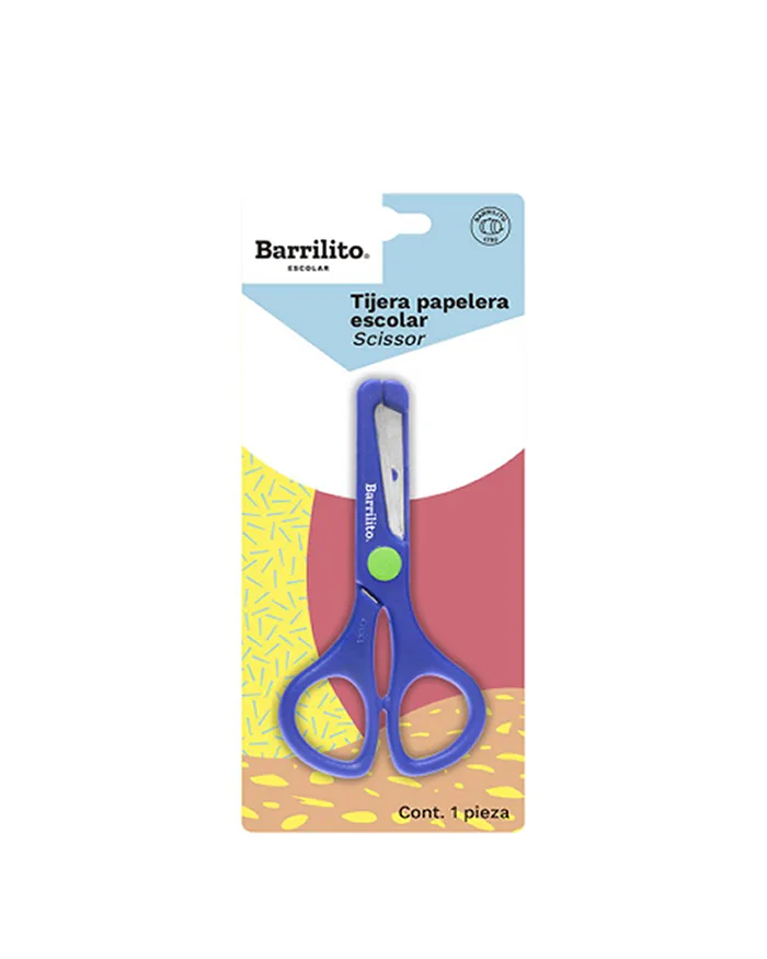 Tijera Escolar Barrilito 12.5Cms.B55m