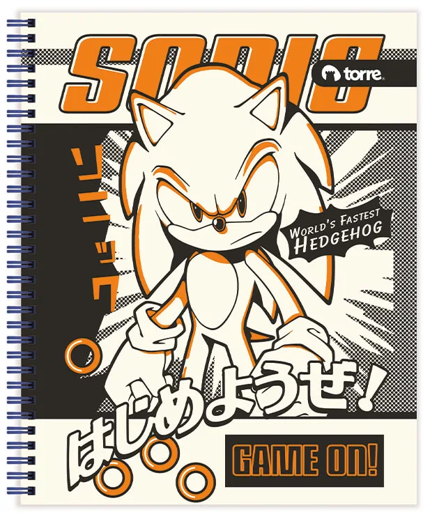 Cuaderno Universitario Sonic