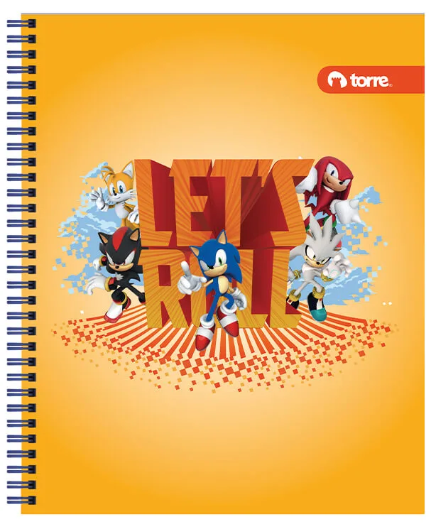 Cuaderno Universitario Sonic