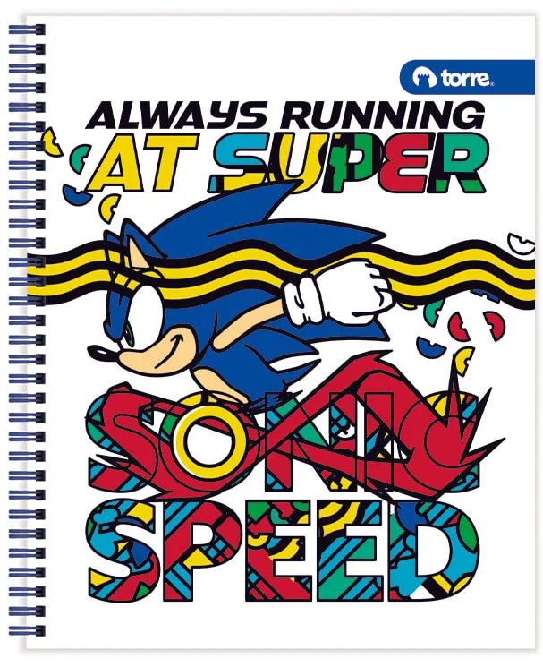 Cuaderno Universitario Sonic