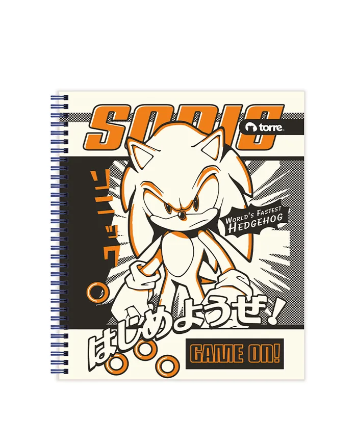 Cuaderno Universitario Sonic