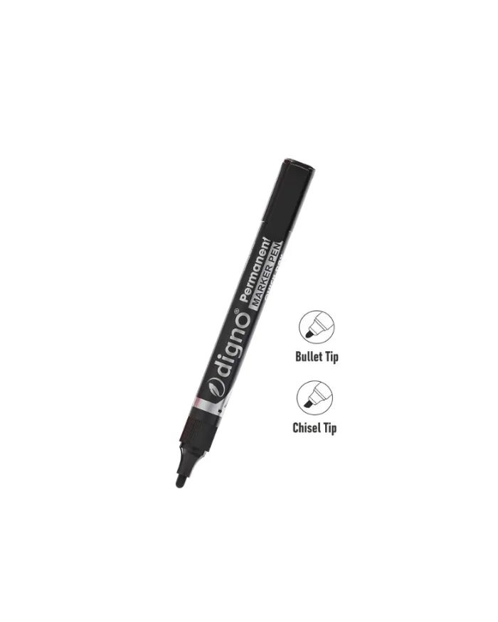 Marcador Permanente Negro P/B