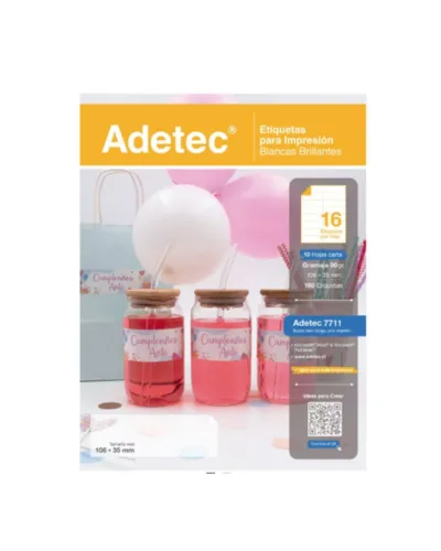 Etiqueta Inkjet Carta