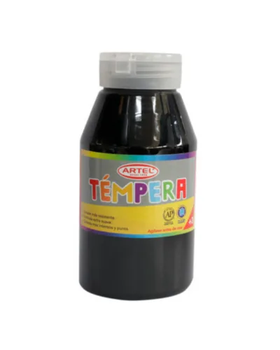 Témpera Artel 250ml Negro