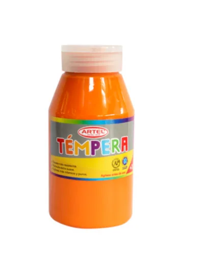 Témpera Artel 250ml Naranja