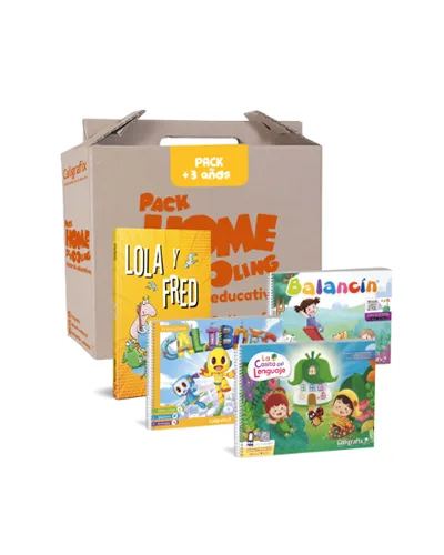 Pack homeschooling 3 años