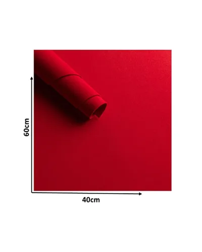 Goma Eva Lisa 40x60 Rojo