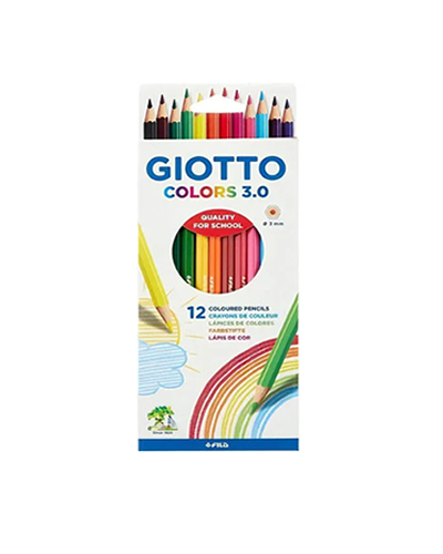 Lápices 12 Colores Giotto 3.0