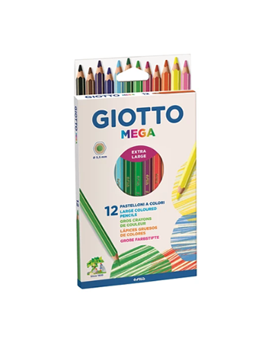 Lápices Giotto Mega Jumbo 12