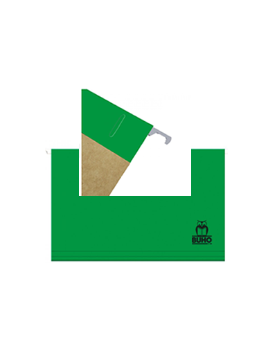 Carpeta Colgante Buho Verde