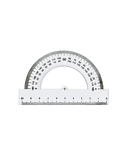 Transportador 180 Grados 10cm