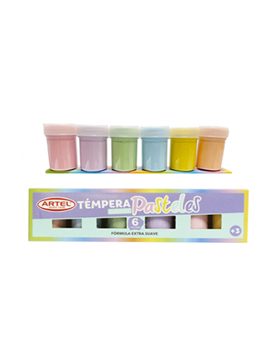 Tempera Artel 6 Col. Pastel