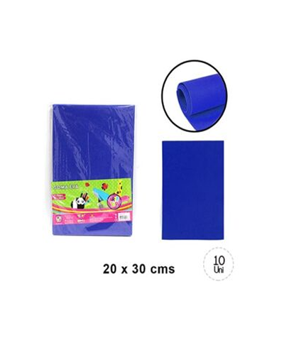 Set de Goma Eva Adhesi. 10 col