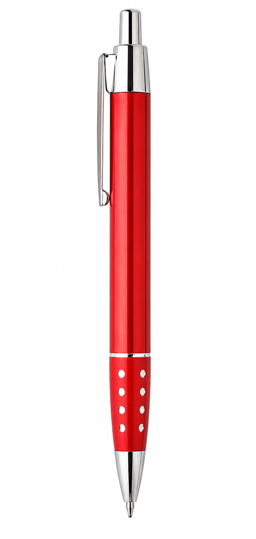 Bolígrafo Digno Polo Met. Rojo