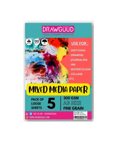 Pack A3 Mix Media Marker 5 Hojas